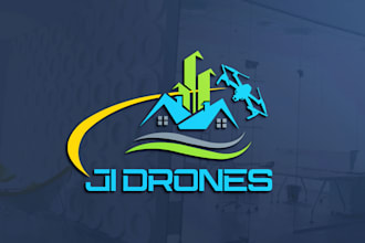 design modern drone photography vintage and camera logo
