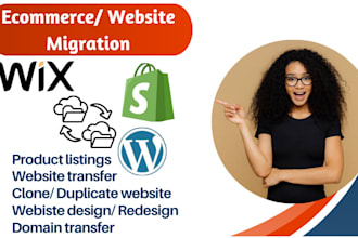 do ecommerce website migration transfer shopify migration wix to wordpress
