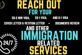 be your online lawyer for USA, UK, canada, visa and immigration