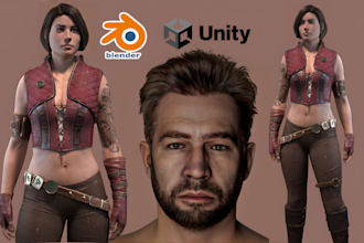 3d metahuman realistic character creator design cartoon stylized character model