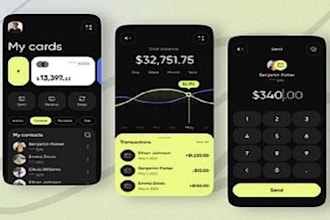 develop fintech app neobank app payout app mobile banking app fintech website
