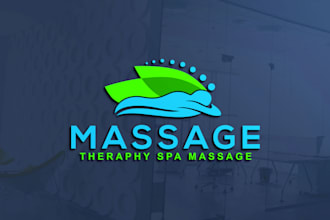 design massage therapy, sports, yoga, spa, beauty, minimalist