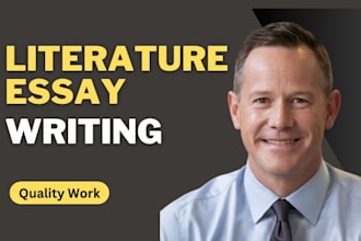 write literature,essay, critical analysis in poetry and films