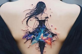 create your dream anime, manga tattoo design