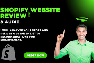 audit and review and optimize your shopify store to boost sales