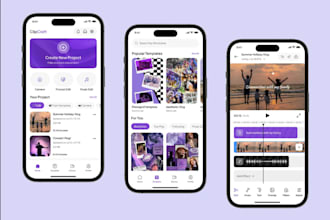 build video editing app, photo editing app, ai video app, ai animation app