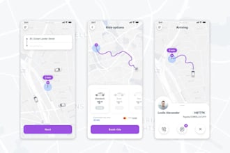 develop taxi reservation app ride sharing app school bus app tracking app