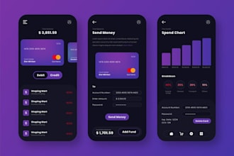 develop fintech app, money transfer app, neobank app, wallet app