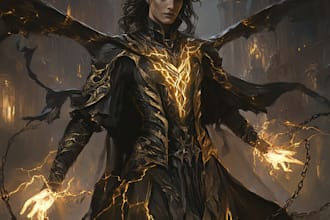 create concept drawings for fantasy characters and spooky horror creatures