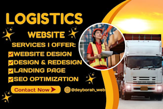 logistics website trucking website cargo website dispatch website freight websit