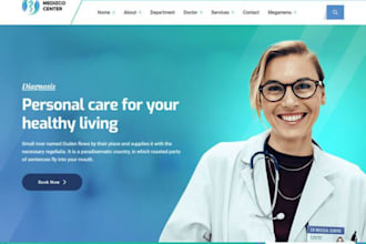 design medical wix website redesign, healthcare homecare nemt dental websites