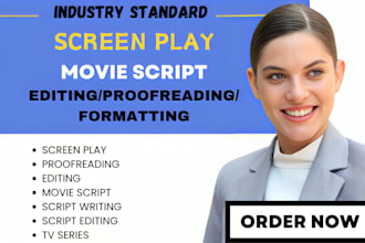 meticulously edit, and proofread, your film script by using the final draft