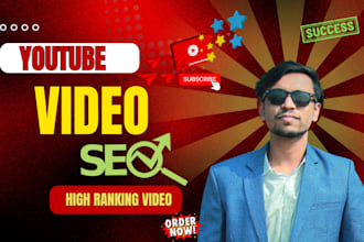 give advanced youtube video SEO and top ranking service