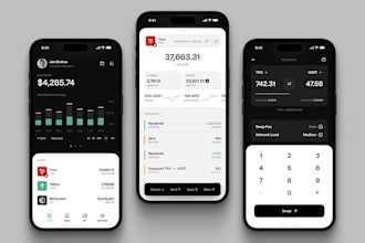 create cryptocurrency wallet app, crypto exchange app, blockchain payment app