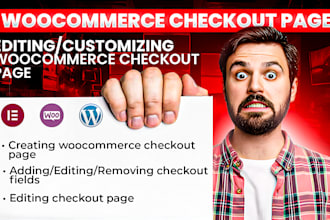 customize woocommerce checkout, cart and thank you page
