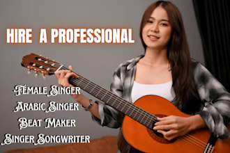 sing arabic kids song ghostwriter rap english or arabic female singer edm singer