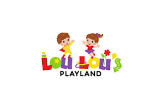 design clean playful but simple play land logo