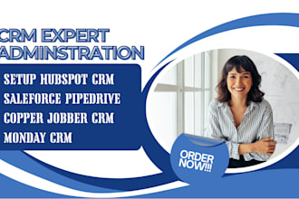setup hubspot crm saleforce pipedrive copper jobber crm monday crm