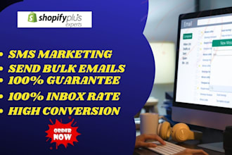 run targeted bulk email and SMS marketing for high conversions