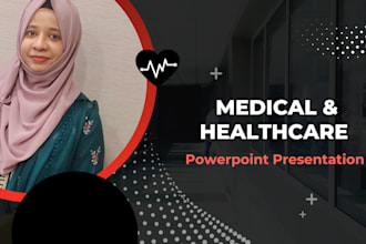 create scientific posters and conference powerpoint for medical and healthcare