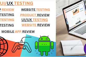 test and review website, mobile apps and games android