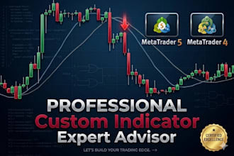 create mt4, mt5 indicator or expert advisor metatrader in mql4, mql5