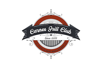design existing restaurant grill club logo