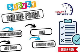 fill, create and conduct online survey form and goggle form