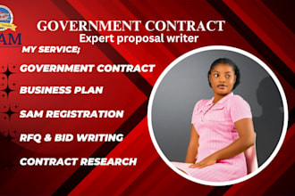 find rfp, respond to rfp, win federal government contract, write bid proposal