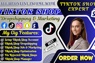 setup tiktok shop dropshipping manage tiktok shop   instagram marketing facebook