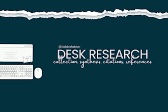 provide desk research services