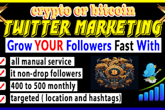 do x twitter marketing and promotion with organic growth