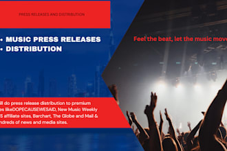 write a music press release