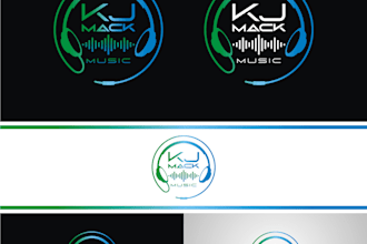 design a music, band or dj logo design