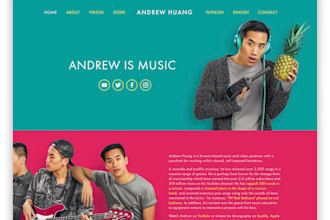 design music website dj website bandzoogle  website artist site podcast website