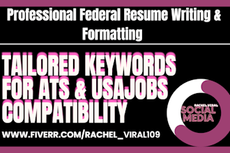 write professional federal resume writing USA jobs government