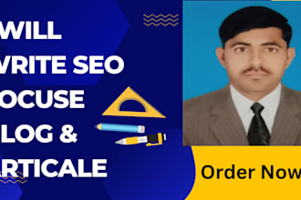 write seo focuse orignal blog  artical and content writing