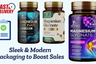 do product label design, bottle label packaging and supplement label design cbd