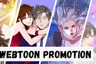 do webtoon promotion webcomic promotion booktok organically