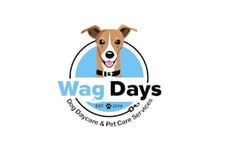 design glamorous vibrant dog daycare logo