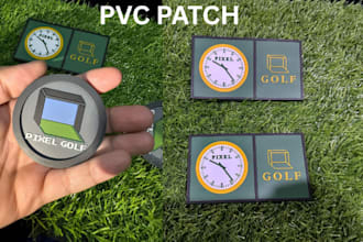 make soft custom pvc patches and shiped