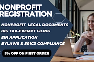 do legal documents nonprofit registration ein irs tax exempt status compliance