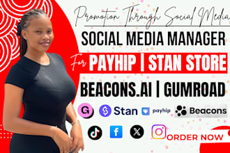 setup etsy, stan, beacons ai, payhip store gumroad affiliate promotion for sales