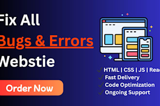 fix any html,css,javascript,reactjs code