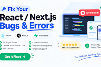 fix any html,css,javascript,reactjs code