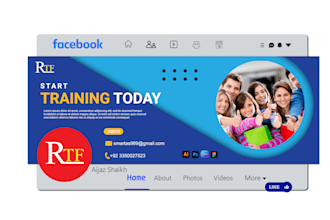 design eye catching banners for linkedin, facebook , and youtube
