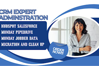 do hubspot salesforce monday pipedrive monday jobber data migration and clean up
