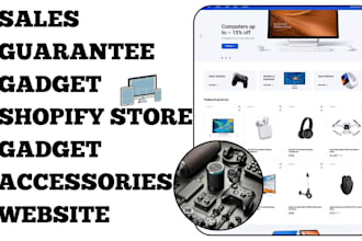 design sales guarantee gadget shopify store gadget accessories website