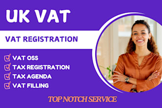 be UK accountant and file UK vat tax return to hmrc