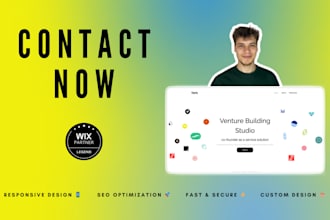 design a professional wix website